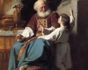 Samuel Reading to Eli the Judgments of God Upon Eli's House - 约翰·辛格顿·科普利
